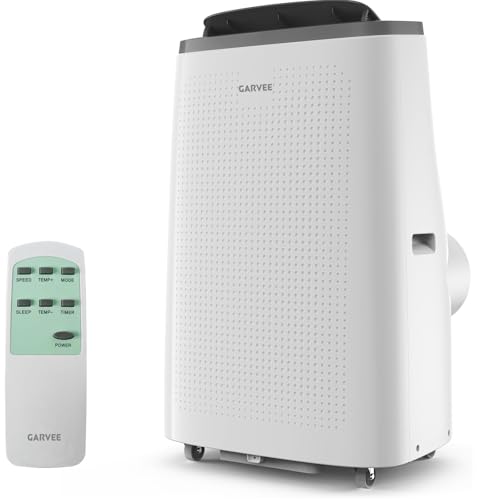 Garvee Climatiseur Portable 14000 BTU, 3-en-1 Silencieux